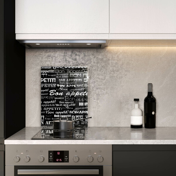 Skärbräda i glas Kökstexter God aptit