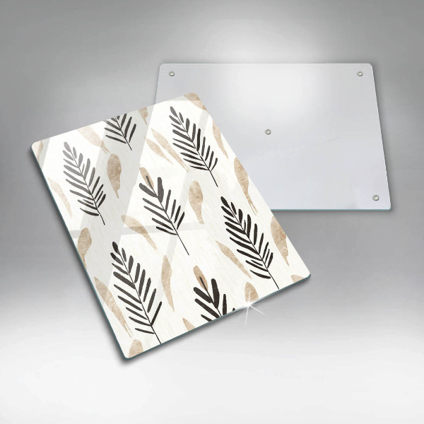 Skärbräda i glas Boho växter