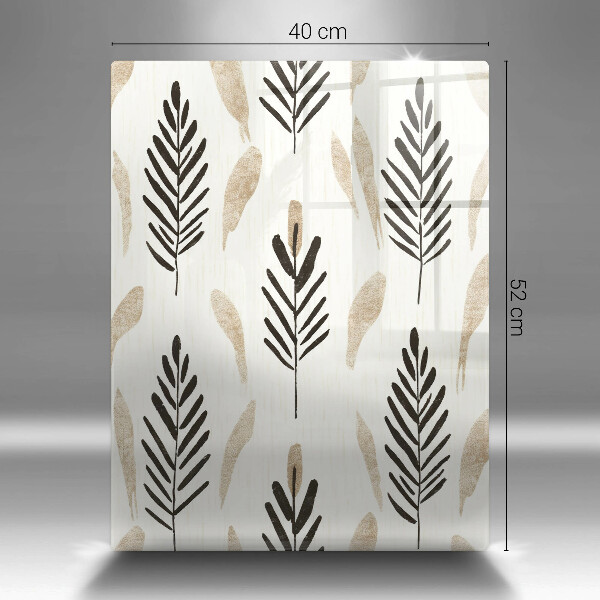 Skärbräda i glas Boho växter