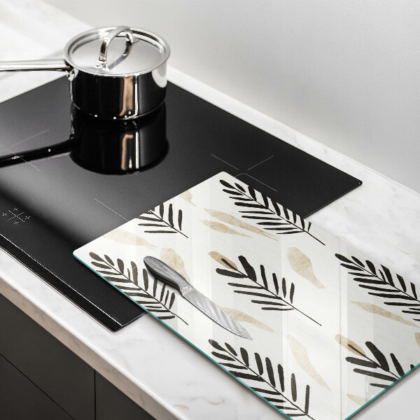 Skärbräda i glas Boho växter