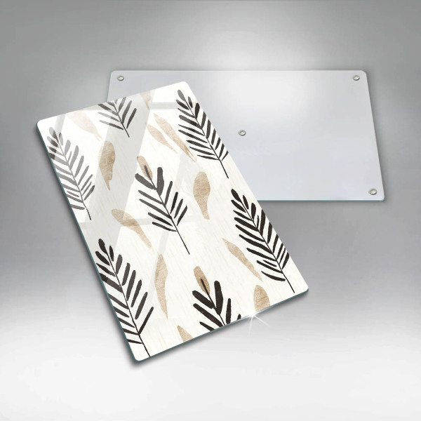 Skärbräda i glas Boho växter