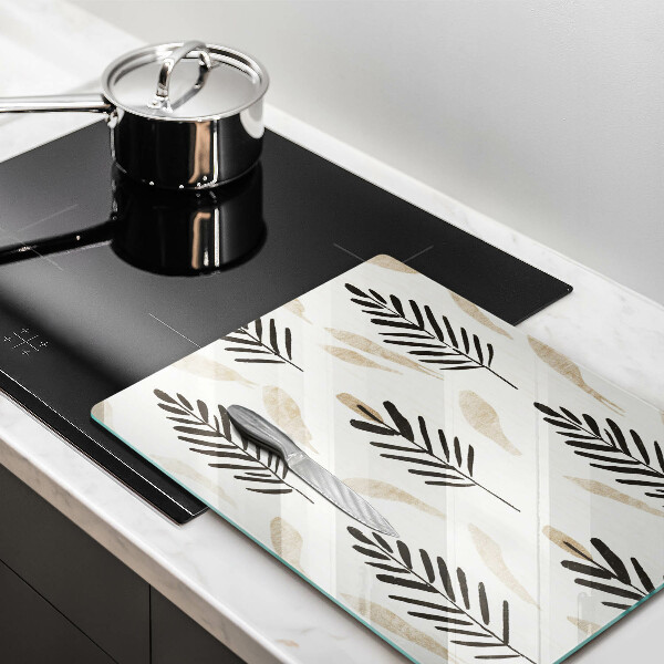 Skärbräda i glas Boho växter