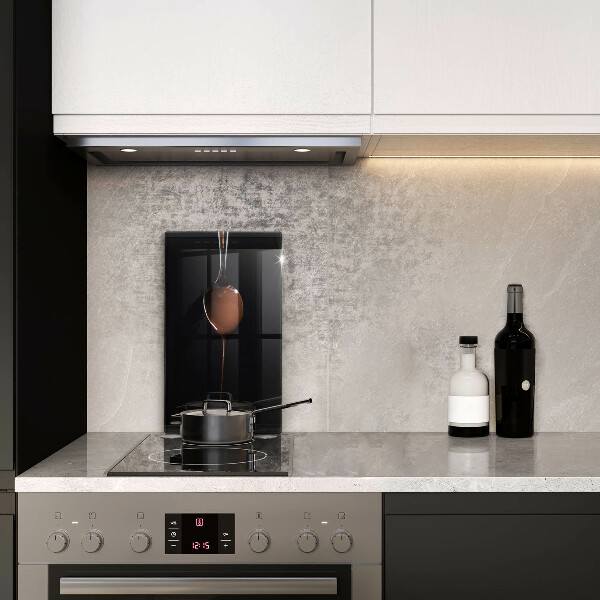 Skärbräda i glas En sked choklad