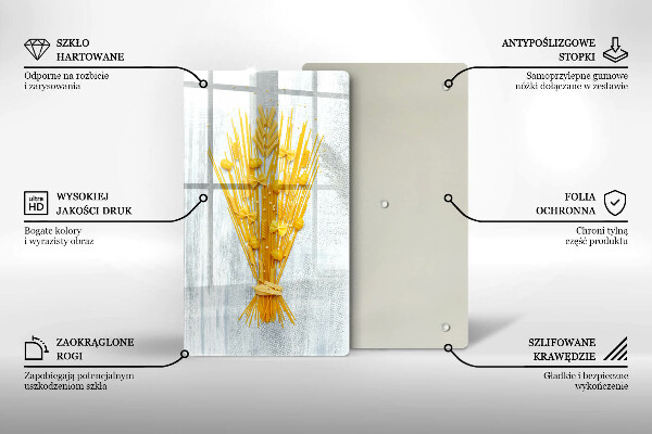 Skärbräda i glas Pasta