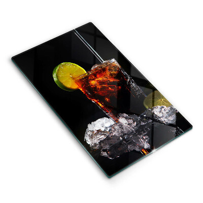 Skärbräda i glas Jordnära drink med is