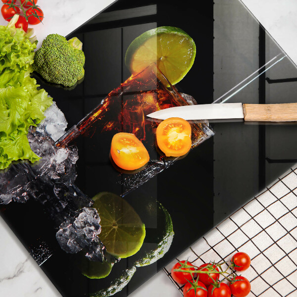 Skärbräda i glas Jordnära drink med is