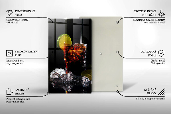 Skärbräda i glas Jordnära drink med is