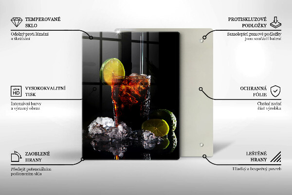 Skärbräda i glas Jordnära drink med is