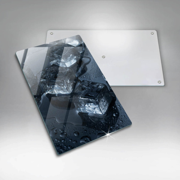 Skärbräda i glas Kalla isbitar