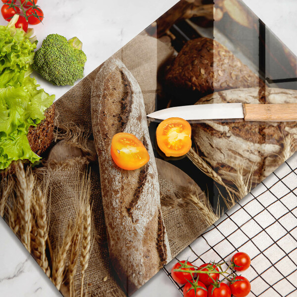 Skärbräda i glas Bröd och limpor