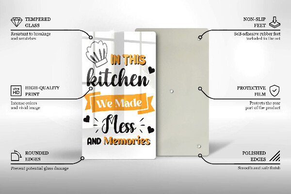 Skärbräda i glas I det här köket skapade vi oreda och minnen