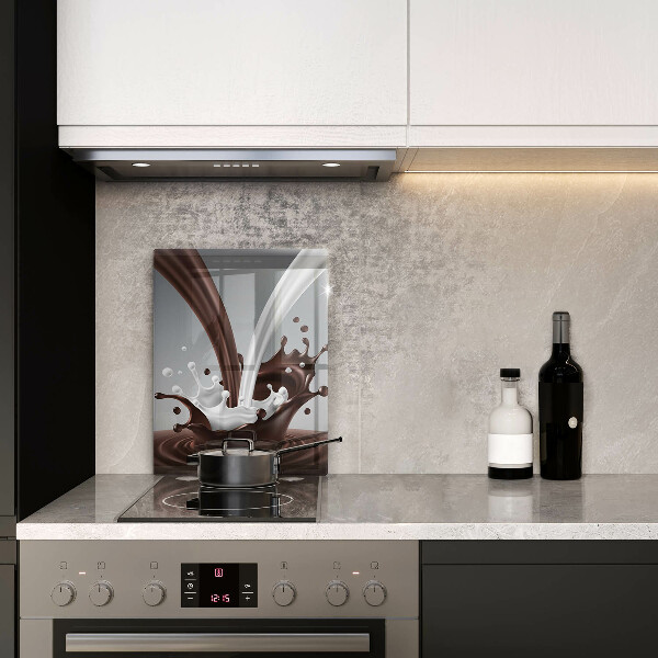 Skärbräda i glas Mjölk och choklad