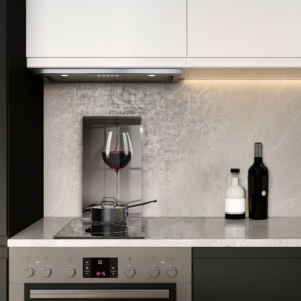 Skärbräda i glas Glas och vindruvor