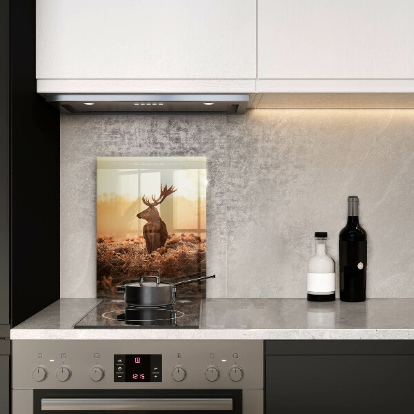 Skärbräda i glas Rådjur i fält