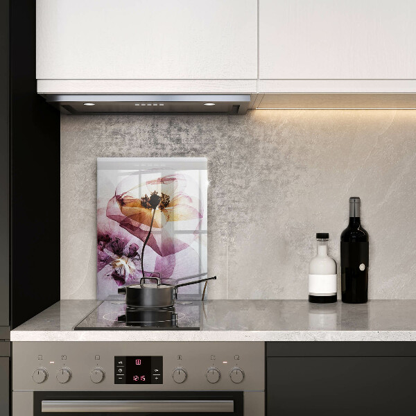 Skärbräda i glas Fina blommor