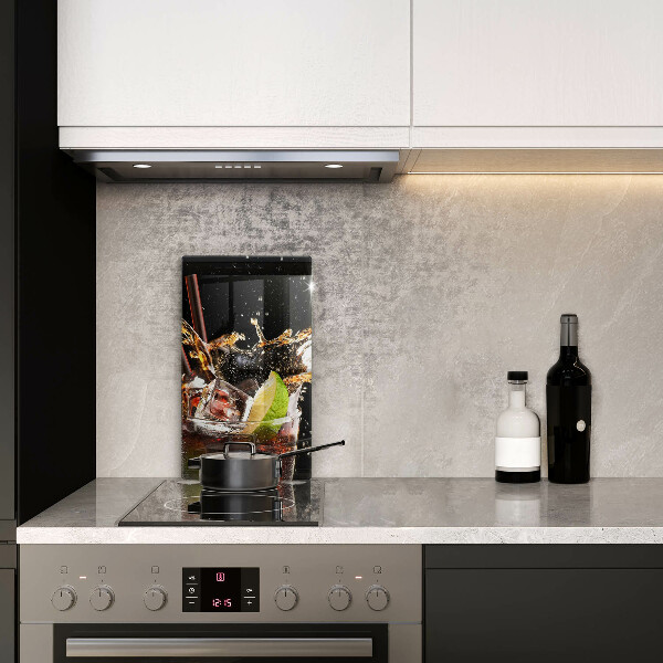 Skärbräda i glas Drick med is