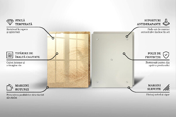 Skärbräda glas Strandsandsemester