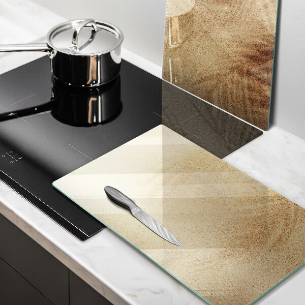 Skärbräda glas Strandsandsemester