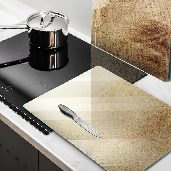 Skärbräda glas Strandsandsemester