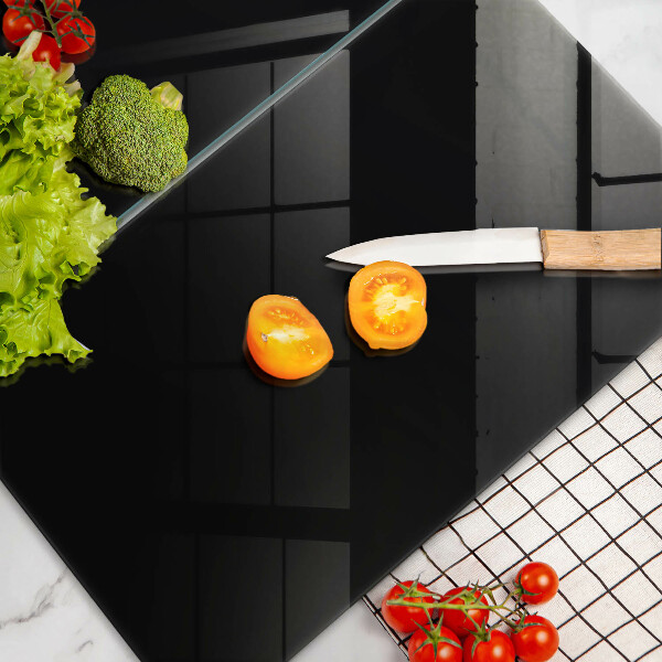 Skärbräda glas Färg svart