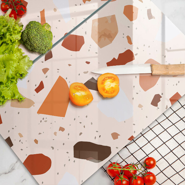 Skärbräda glas Dekorativt stengods