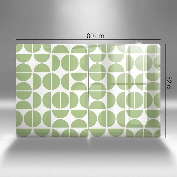 Skärbräda glas Boho formar mönster