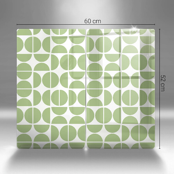 Skärbräda glas Boho formar mönster