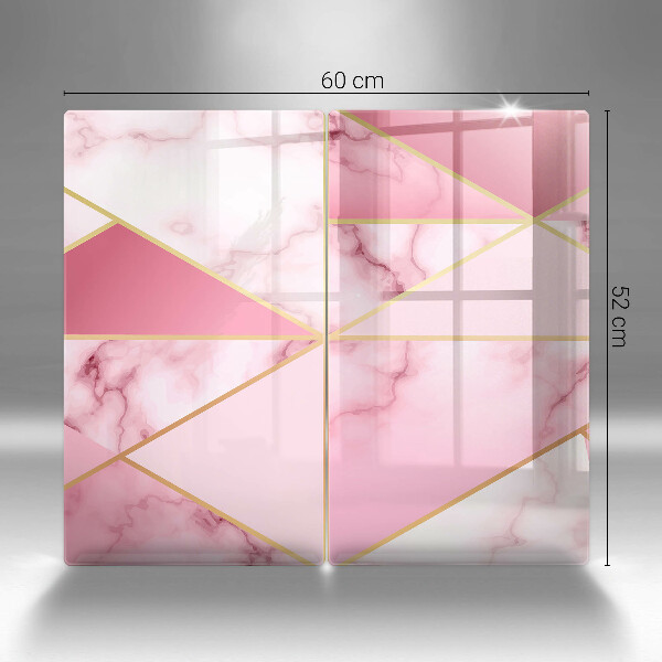 Skärbräda glas Geometrisk marmor