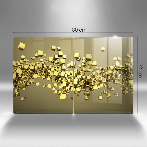 Skärbräda glas Abstraktion 3D geometri