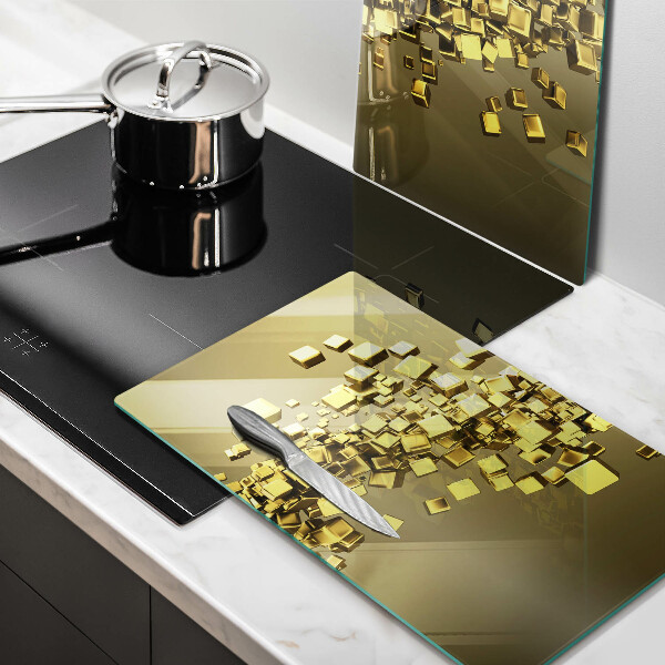 Skärbräda glas Abstraktion 3D geometri