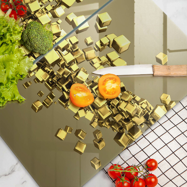 Skärbräda glas Abstraktion 3D geometri