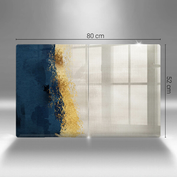 Skärbräda glas Abstraktion guld