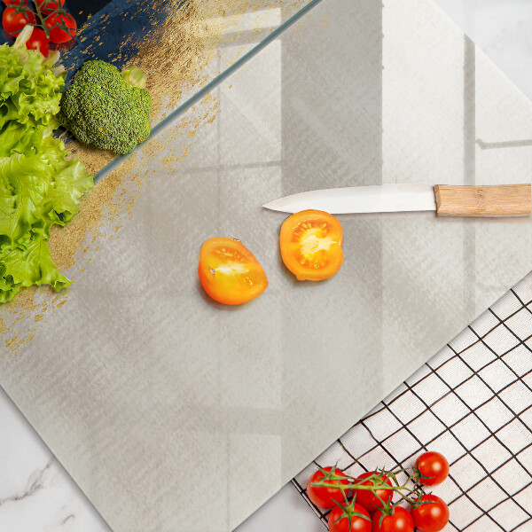 Skärbräda glas Abstraktion guld