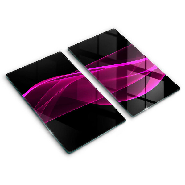 Skärbräda glas Rosa abstraktion