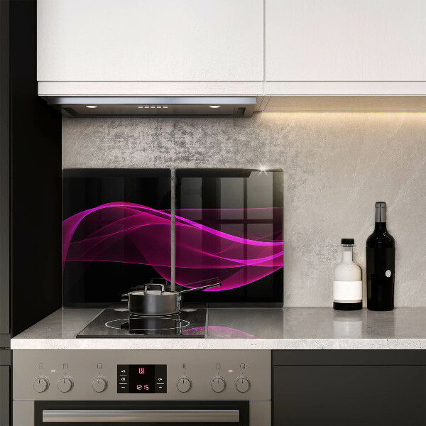 Skärbräda glas Rosa abstraktion