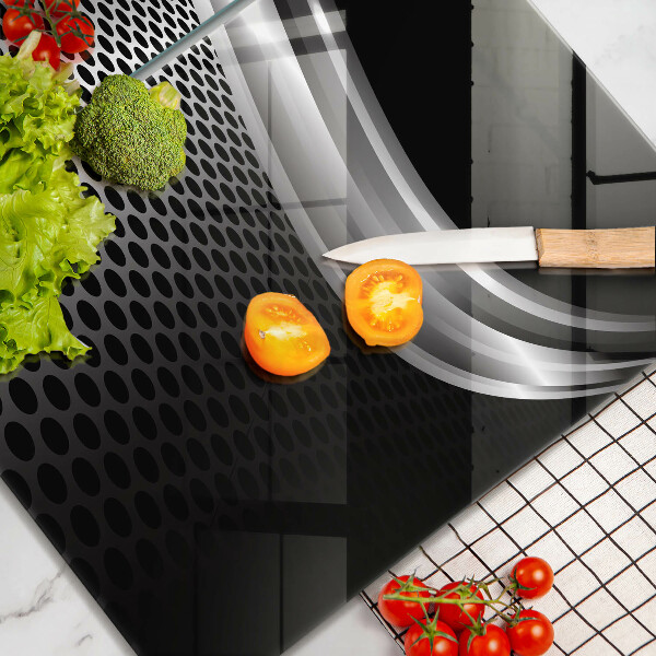 Skärbräda glas Metallstruktur