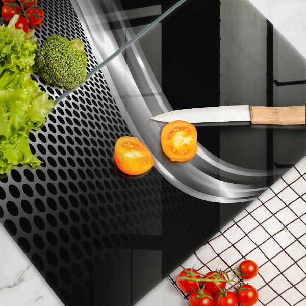 Skärbräda glas Metallstruktur