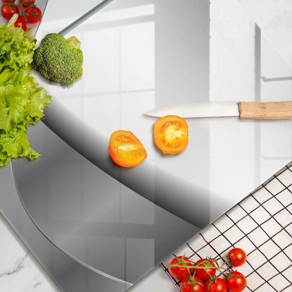 Skärbräda glas Abstrakta linjer design