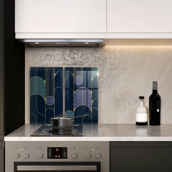 Skärbräda glas Abstrakt motiv