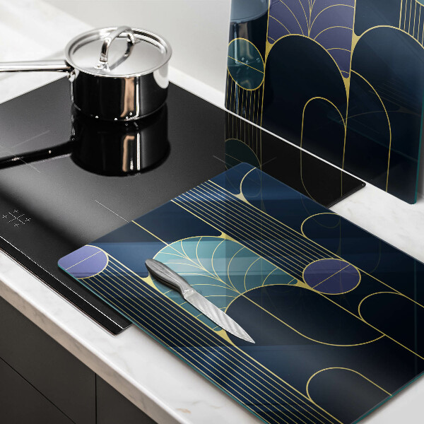 Skärbräda glas Abstrakt motiv