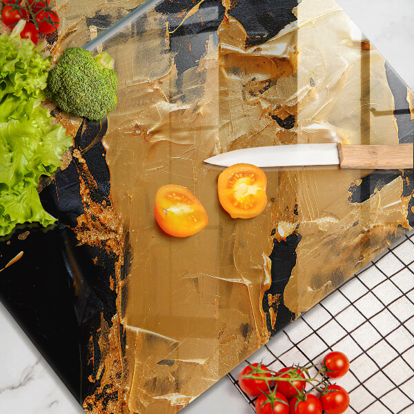 Skärbräda glas Elegant färgstruktur