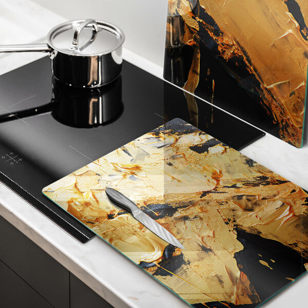 Skärbräda glas Elegant färgstruktur