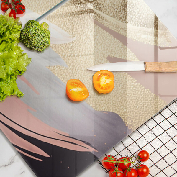 Skärbräda glas Pastellfläckar