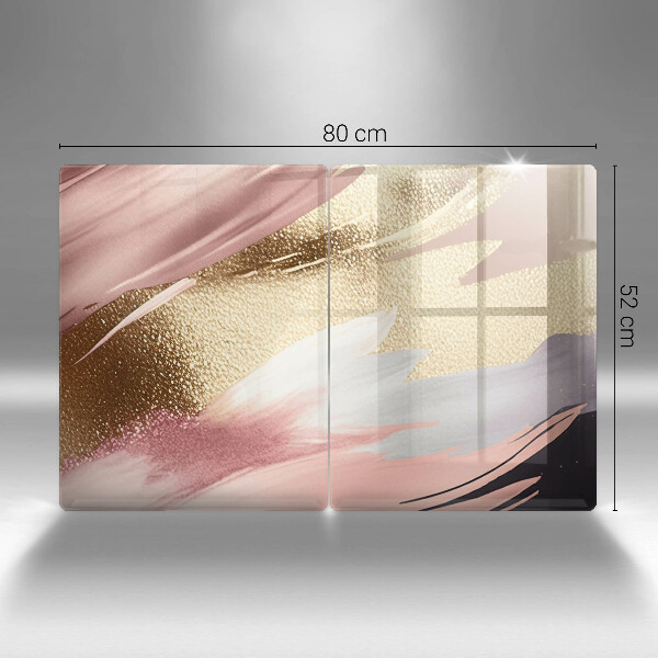 Skärbräda glas Pastellfläckar