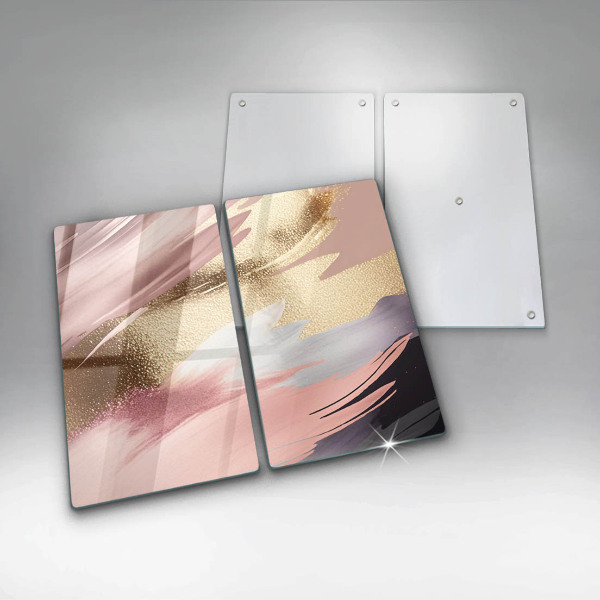 Skärbräda glas Pastellfläckar