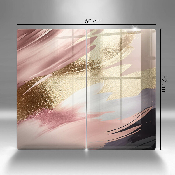 Skärbräda glas Pastellfläckar