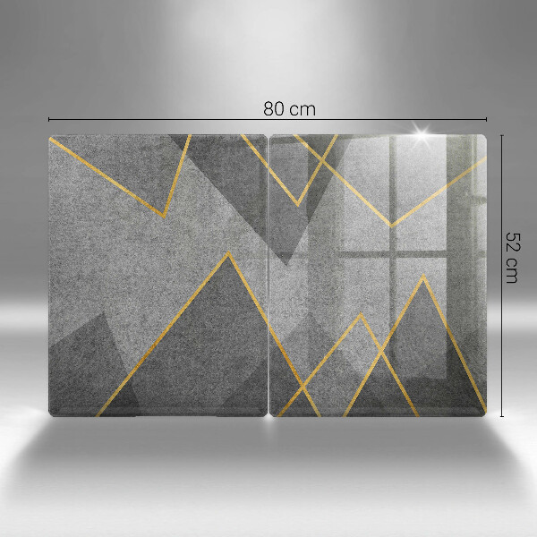 Skärbräda glas Skarpa former