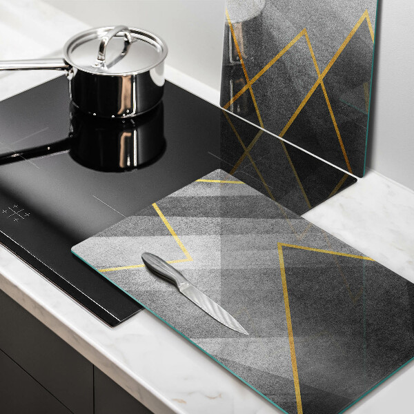 Skärbräda glas Skarpa former