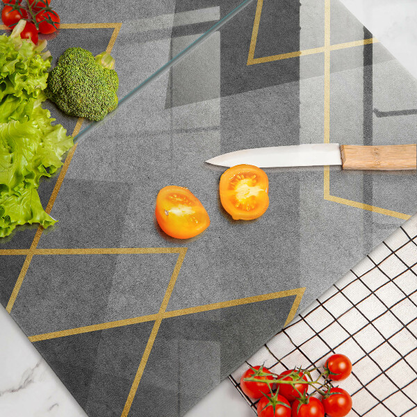 Skärbräda glas Skarpa former