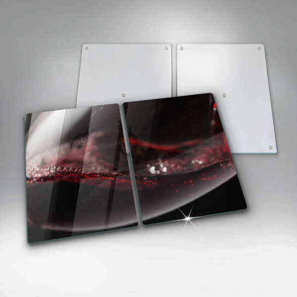 Skärbräda glas Rött vin glas